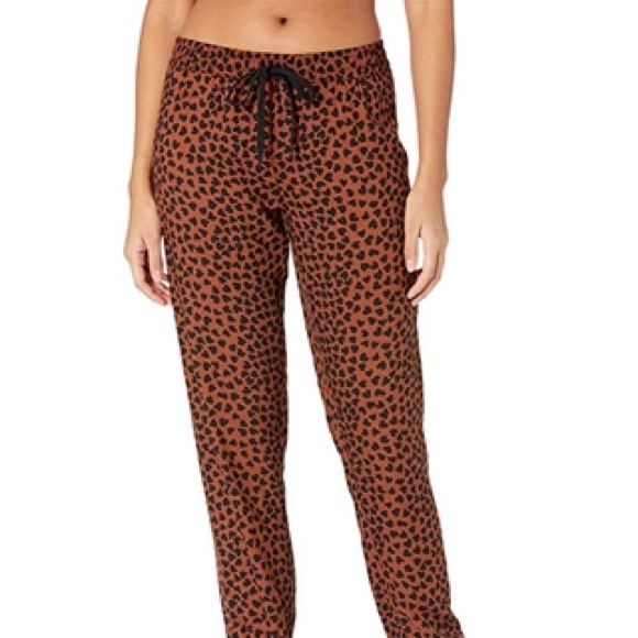 🔆PJ SALVAGE🔆MOCHA CHEETAH TOP MATCHING PANTS SET SUPER SOFT - Picture 6 of 13